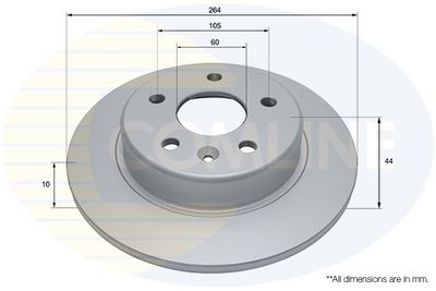 DISC FRANA COMLINE ADC1166