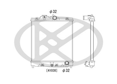 Radiator, racire motor Koyorad PL080295T