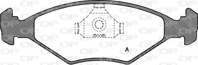 Комплект тормозных колодок, дисковый тормоз OPEN PARTS BPA0281.00 для FIAT ALBEA