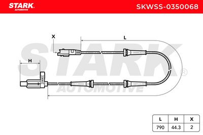 датчик, обороти на колелото STARK SKWSS-0350068