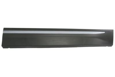 Garneerstroken for door Aan de voorkant Rechts (chroom/zwart) past: SKODA KODIAQ I 03.17-12.18