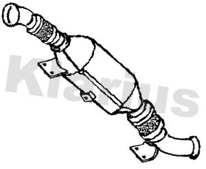 Filtr sadzy / filtr cząstek stałych, układ wydechowy KLARIUS 9074902401