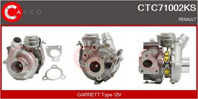 COMPRESOR SISTEM DE SUPRAALIMENTARE CASCO CTC71002KS