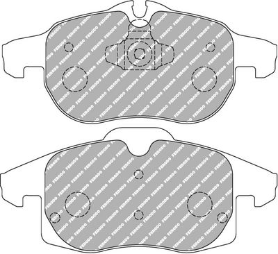 комплект спирачно феродо, дискови спирачки FERODO RACING FCP1520H