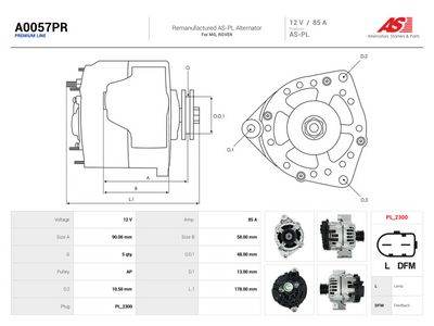 generátor AS-PL A0057PR