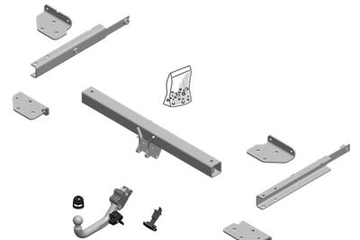 Zestaw zaczepu przyczepy BRINK 580900
