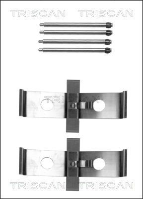 Комплектующие, колодки дискового тормоза TRISCAN 8105 101640 для TESLA MODEL X
