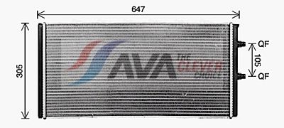 RADIATOR TEMPERATURA SCAZUTA INTERCOOLER