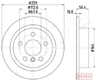 DISC FRANA ASHIKA 61000136C 1