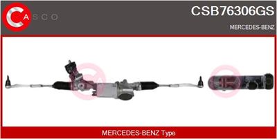 Рулевой механизм CASCO CSB76306GS для MERCEDES-BENZ GLA-CLASS