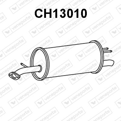 Глушитель выхлопных газов конечный VENEPORTE CH13010 для CHEVROLET SPARK