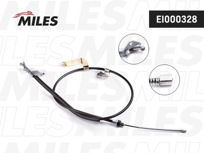 Тросик, cтояночный тормоз MILES EI000328 для CITROËN C1