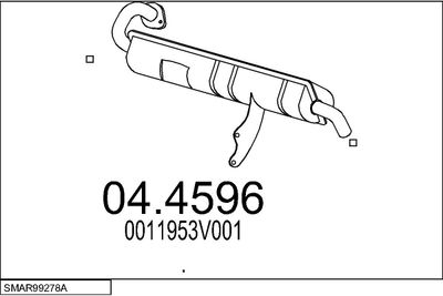 SISTEM DE ESAPAMENT MTS SMAR99278A017107