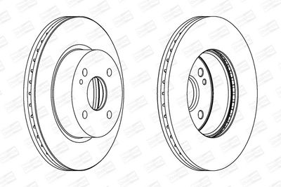 BREMSSCHEIBE CHAMPION 562564CH 1