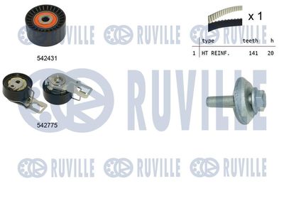 Комплект ремня ГРМ RUVILLE 550395 для PEUGEOT TRAVELLER
