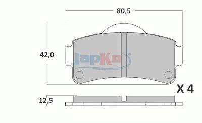 SET PLACUTE FRANA FRANA DISC JAPKO 50MC03 1