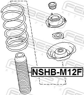 Protective Cap/Bellow, shock absorber NSHB-M12F