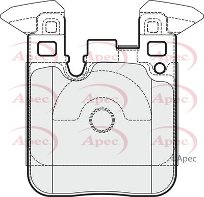 Brake Pad Set APEC PAD1943