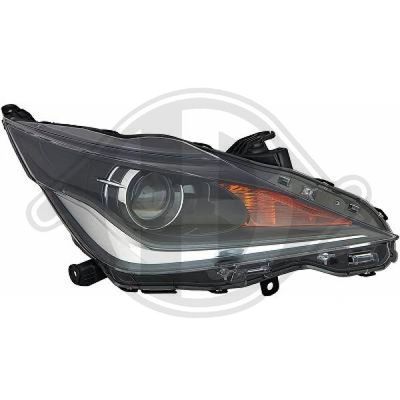 DIEDERICHS 6601080 Основная фара  для TOYOTA AYGO (Тойота Аго)