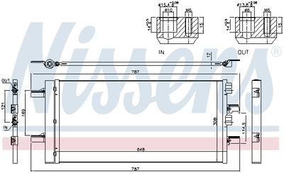 CONDENSATOR CLIMATIZARE NISSENS 940509 5