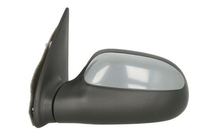 Zijspiegel Links (elektrisch, in reliëf, met verwarming, under-coated) past: CITROEN SAXO 10.99-04.04