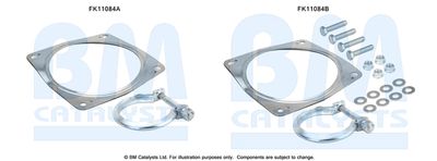 zestaw montażowy, filtr sadzy / filtr cząstek stałych BM CATALYSTS FK11084