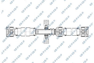 Wał napędowy, napęd osi GSP PS901705