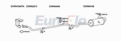 Układ wydechowy EUROFLO RNSCE15D6004B
