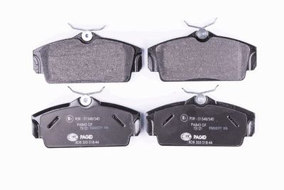 Комплект тормозных колодок, дисковый тормоз HELLA 8DB 355 018-441 для NISSAN PRIMERA