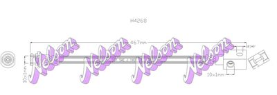 Тормозной шланг KAWE H4268 для FORD MAVERICK