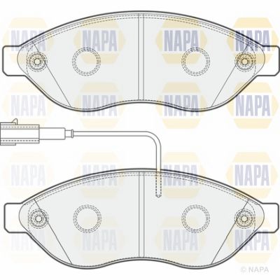 Brake Pad Set NAPA NBP1453