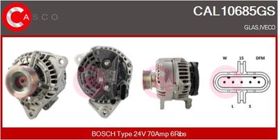 Генератор CASCO CAL10685GS для GLAS GT