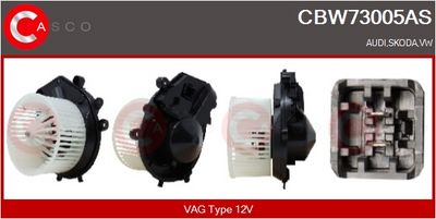 VENTILATOR HABITACLU CASCO CBW73005AS