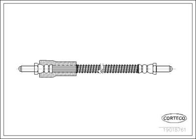 BREMSSCHLAUCH CORTECO 19018761