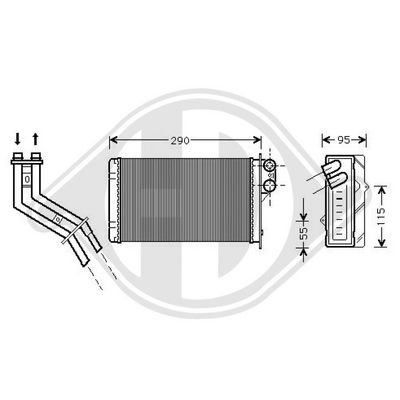 SCHIMBăTOR DE CăLDURă îNCăLZIRE HABITACLU