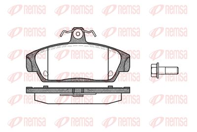 REMSA 0336.00 Тормозные колодки и сигнализаторы  для MG  (Мджи Мджи)