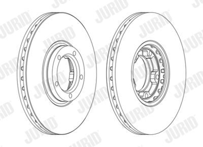 JURID 561625J Тормозные диски для FORD TRANSIT Автобус (E_ _) 2.5 TD (ECL, EDL, EDS, ESL, ESS, EUS) JURID 561625J Тормозные диски для FORD TRANSIT Автобус (E_ _) 2.5 TD (ECL, EDL, EDS, ESL, ESS, EUS)