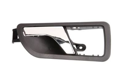Door handle Achter Rechts (binnen, chroom/zwart) past: SKODA FABIA I 08.99-03.08
