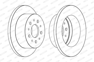DISC FRANA FERODO DDF1653 1