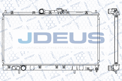 Радиатор, охлаждение двигателя JDEUS 018M29 для MITSUBISHI GALANT