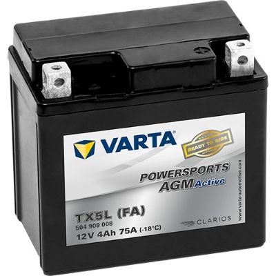 Стартерная аккумуляторная батарея VARTA 504909008I312 для YAMAHA TRICKER