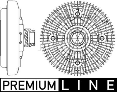 MAHLE CFC 206 000P Вентилятор системы охлаждения двигателя для FORD TRANSIT Автобус (E_ _) 2.5 TD (ECL, EDS, EDL, EGL, ESS, EUS)