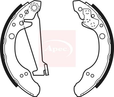 APEC Brake Shoe Set SHU480