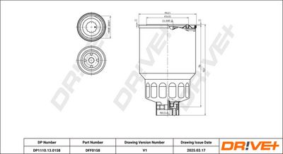 KRAFTSTOFFFILTER DR!VE+ DP1110130158 5