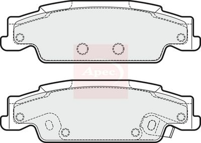 APEC Brake Pad Set, disc brake PAD1703