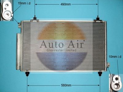 Condenser, air conditioning Auto Air Gloucester 16-1029A