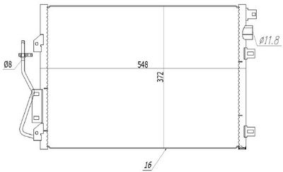 KONDENSATOR KLIMAANLAGE