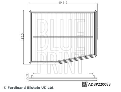 FILTRU AER BLUE PRINT ADBP220088 2