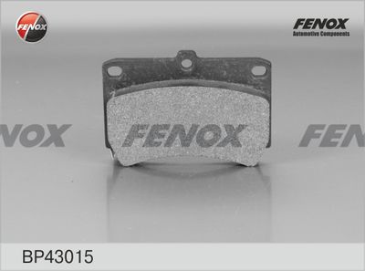 Комплект тормозных колодок, дисковый тормоз FENOX BP43015 для KIA AVELLA