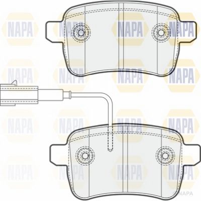 Brake Pad Set NAPA PBP7191